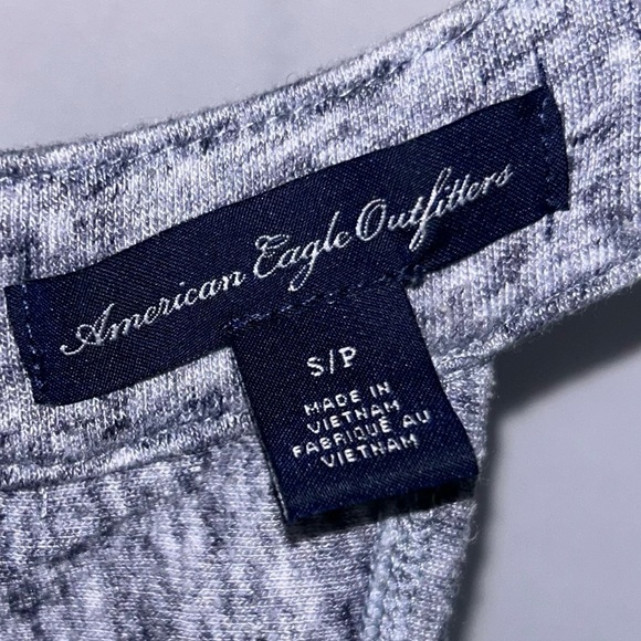 American Eagle Tank Top Racerback Pullover Crewneck Shirt Vertical Back Buttons - Picture 6 of 9